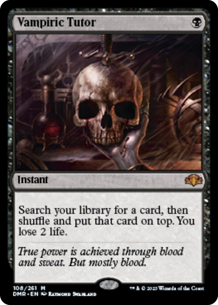 0108 Vampiric Tutor M Dominaria Remastered