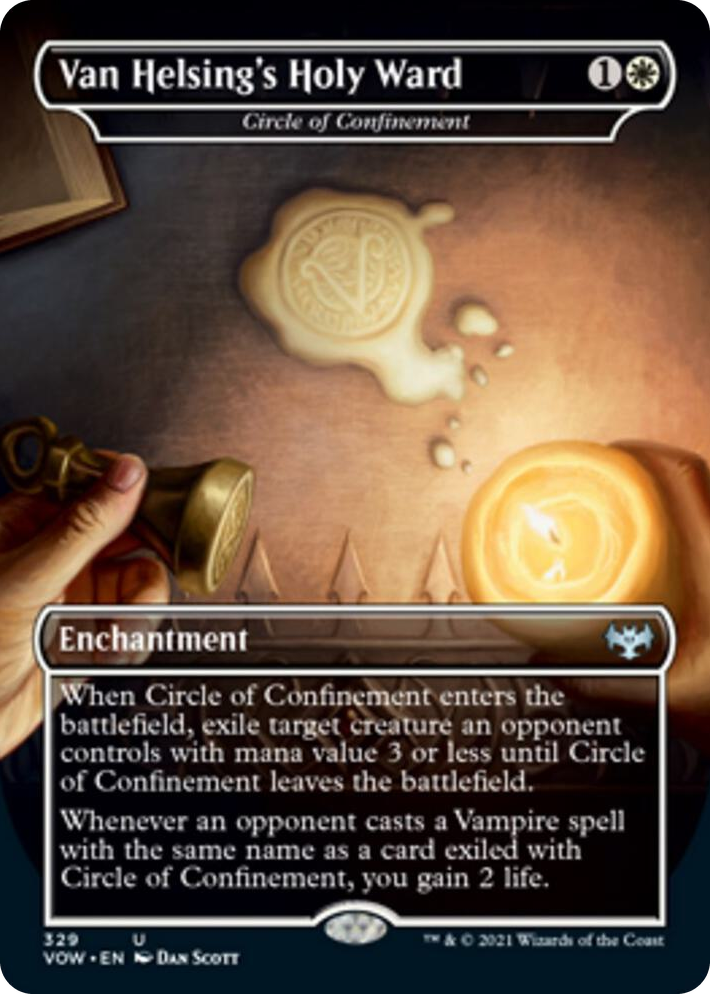 0329 Van Helsing's Holy Ward - Circle of Confinement U Innistrad: Crimson Vow