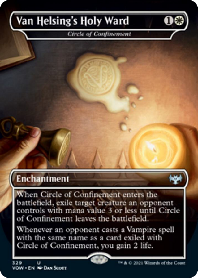 0329 Van Helsing's Holy Ward - Circle of Confinement U Innistrad: Crimson Vow