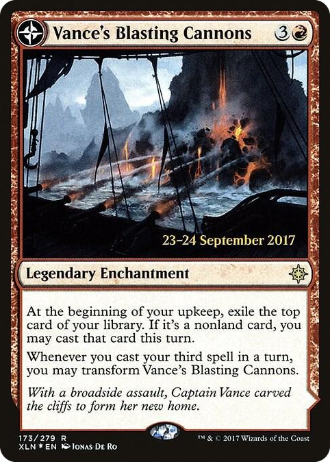 0173 Vance's Blasting Cannons R Prerelease Cards