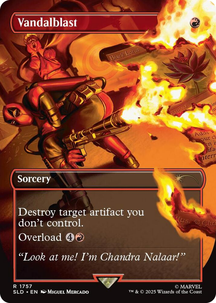 Vandalblast (1757) #1757 R - Secret Lair Drop Series Pokemon card