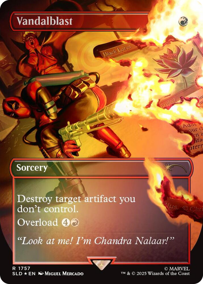 Vandalblast (1757) (Rainbow Foil) #1757 R - Secret Lair Drop Series Pokemon card