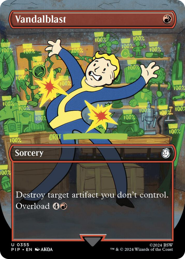0355 Vandalblast (Borderless) U Universes Beyond: Fallout