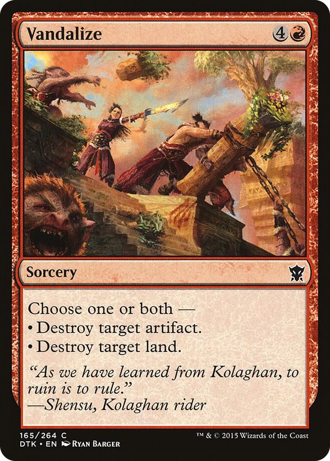 0165 Vandalize C Dragons of Tarkir