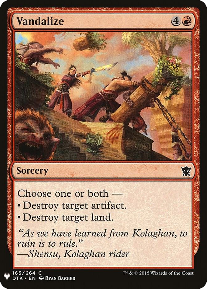 0165 Vandalize C The List Reprints
