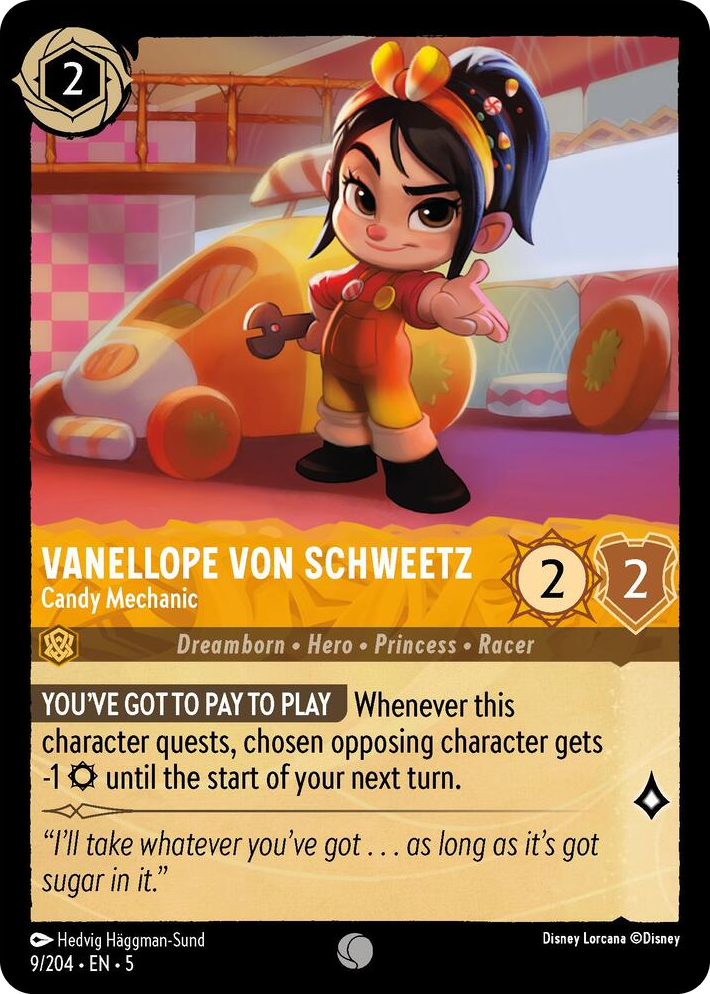 0009 Vanellope von Schweetz - Candy Mechanic Common Shimmering Skies