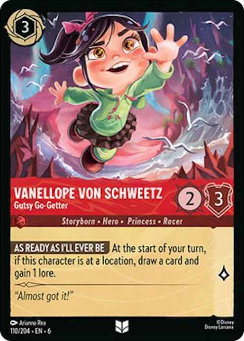 0110 Vanellope von Schweetz - Gutsy Go-Getter Uncommon Azurite Sea