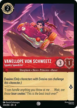 0124 Vanellope Von Schweetz - Spunky Speedster Common Reign of Jafar