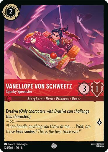 0124 Vanellope Von Schweetz - Spunky Speedster Common Reign of Jafar