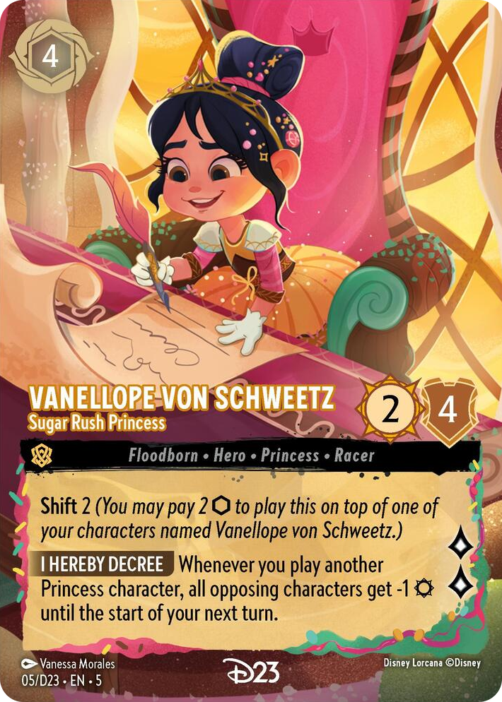 0005 Vanellope von Schweetz - Sugar Rush Princess Promo D23 Promos