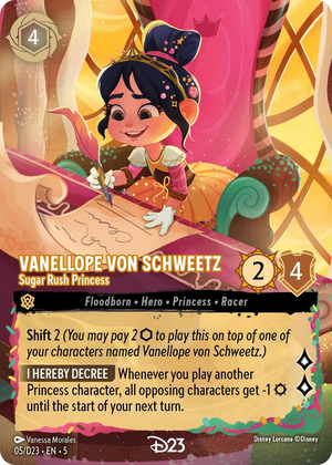 0005 Vanellope von Schweetz - Sugar Rush Princess Promo D23 Promos
