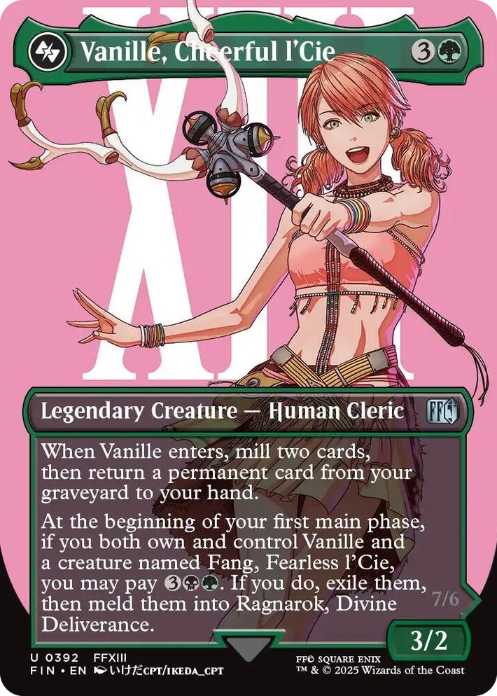 0392 Vanille, Cheerful l'Cie (Borderless) U FINAL FANTASY