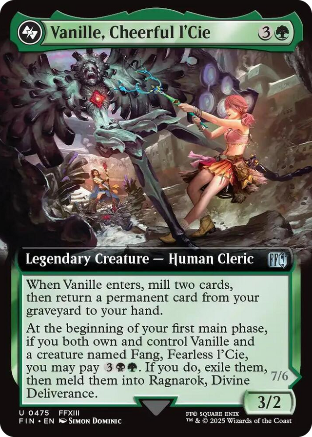 0475 Vanille, Cheerful l'Cie (Extended Art) U FINAL FANTASY