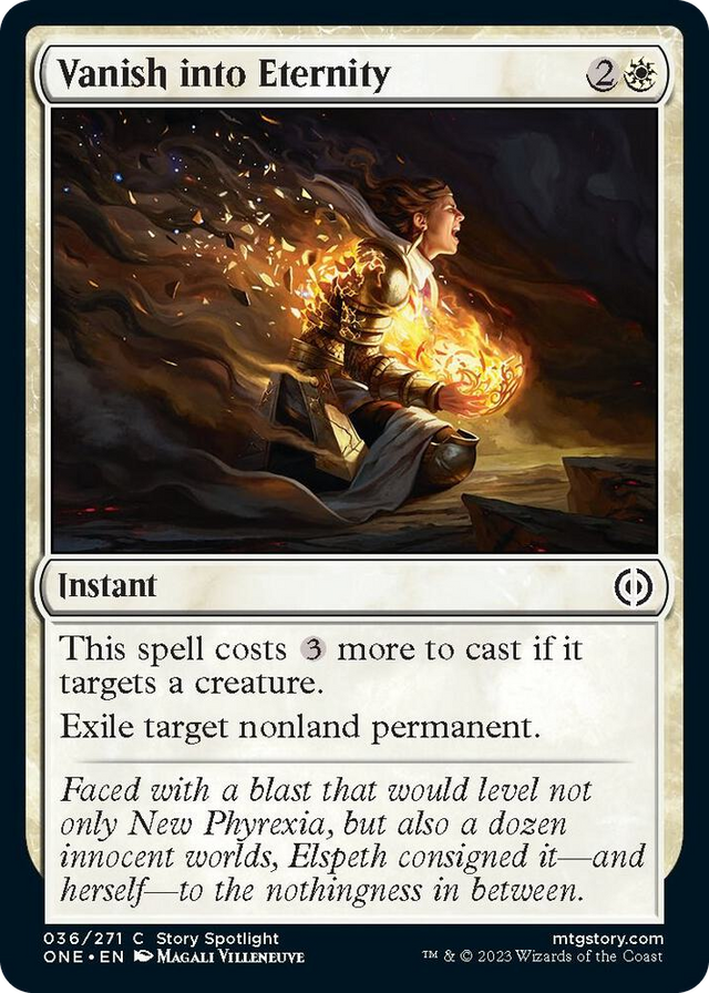 0036 Vanish into Eternity C Phyrexia: All Will Be One