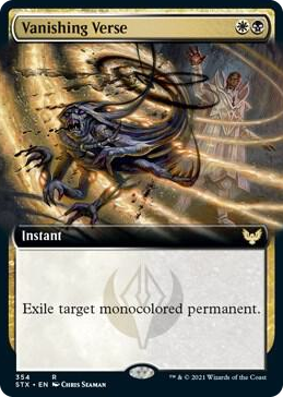 0354 Vanishing Verse (Extended Art) R Strixhaven: School of Mages