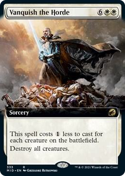 0333 Vanquish the Horde (Extended Art) R Innistrad: Midnight Hunt