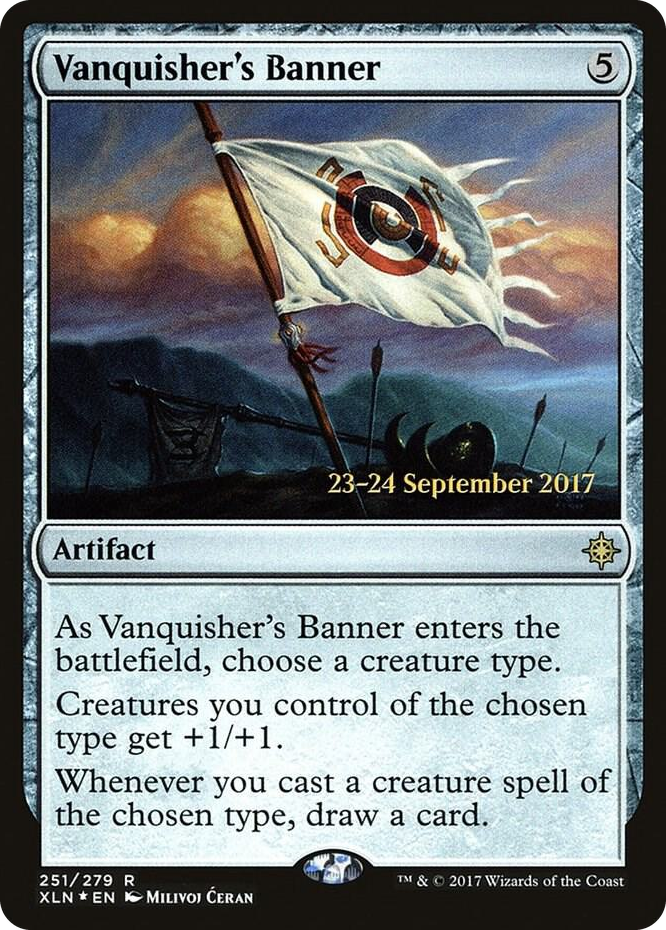 0251 Vanquisher's Banner R Prerelease Cards