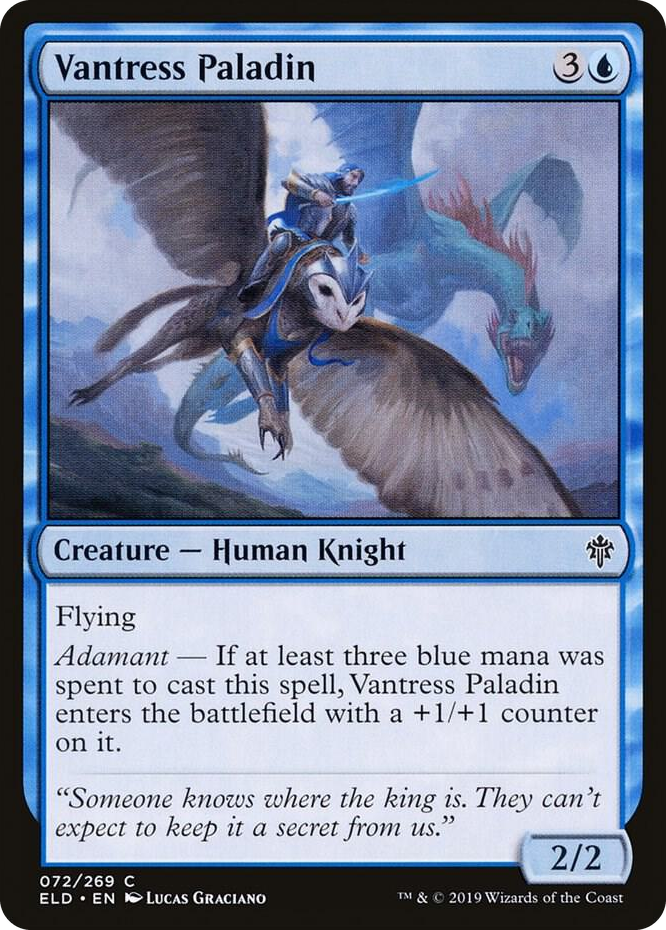 0072 Vantress Paladin C Throne of Eldraine