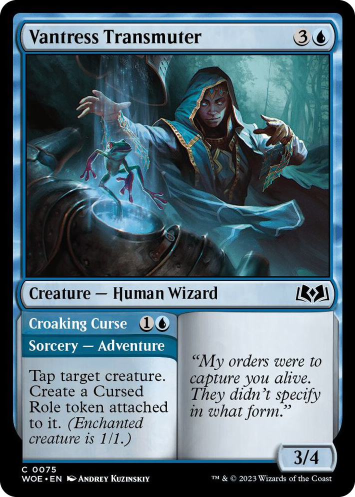 0075 Vantress Transmuter C Wilds of Eldraine