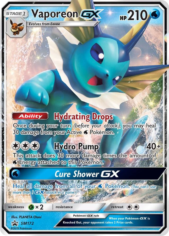 SM172 Vaporeon GX - SM172 Promo SM Promos