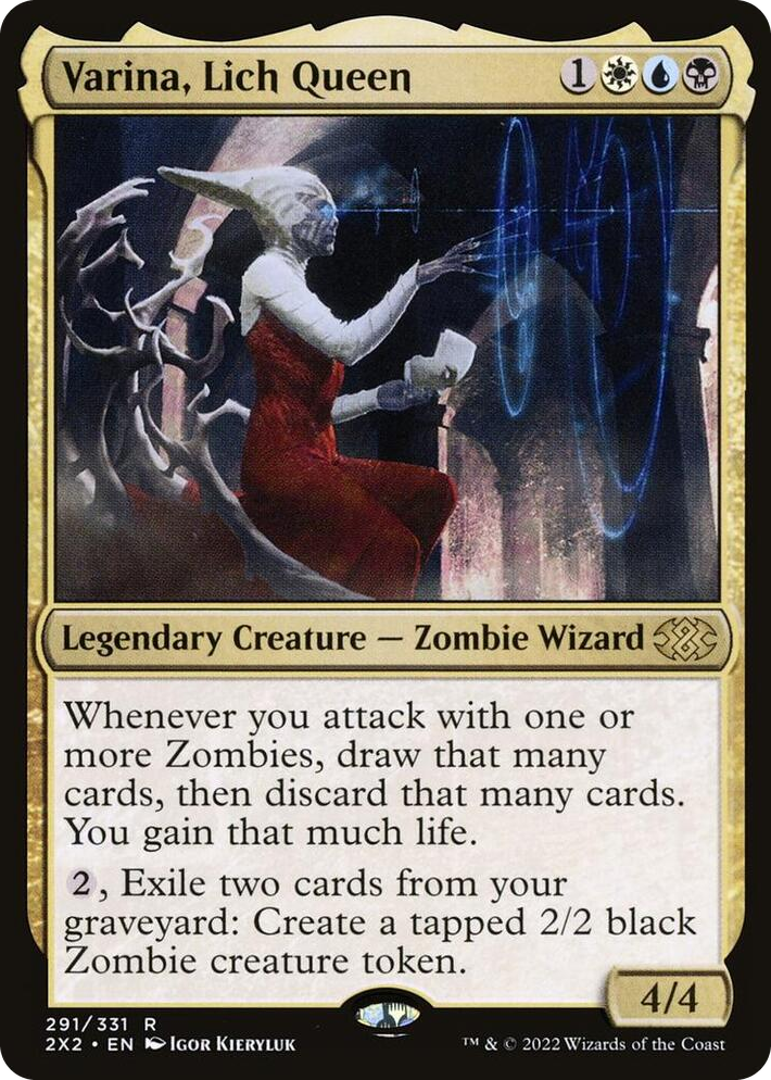 0291 Varina, Lich Queen R Double Masters 2022