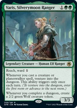 0209 Varis, Silverymoon Ranger R Adventures in the Forgotten Realms