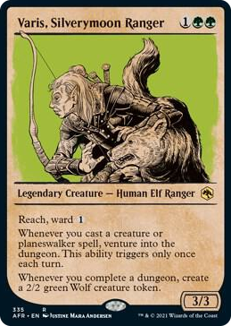 0335 Varis, Silverymoon Ranger (Showcase) R Adventures in the Forgotten Realms