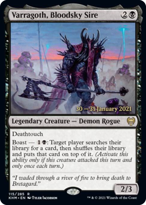 Varragoth, Bloodsky Sire #115 R - Prerelease Cards Pokemon card