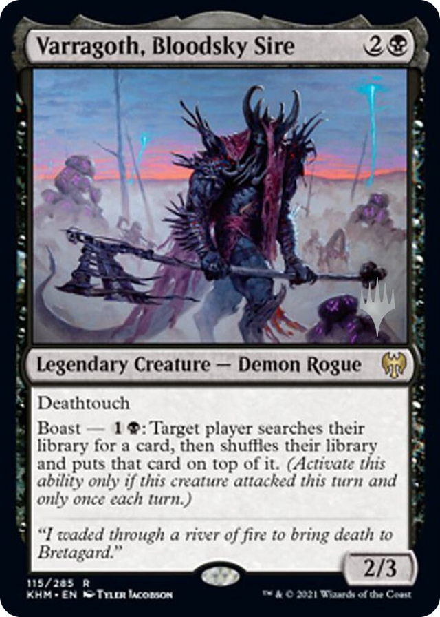 0115 Varragoth, Bloodsky Sire R Promo Pack: Kaldheim