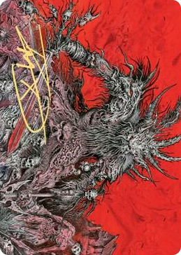 0078 Varragoth, Bloodsky Sire Art Card (Gold-Stamped Signature) S Art Series: Kaldheim
