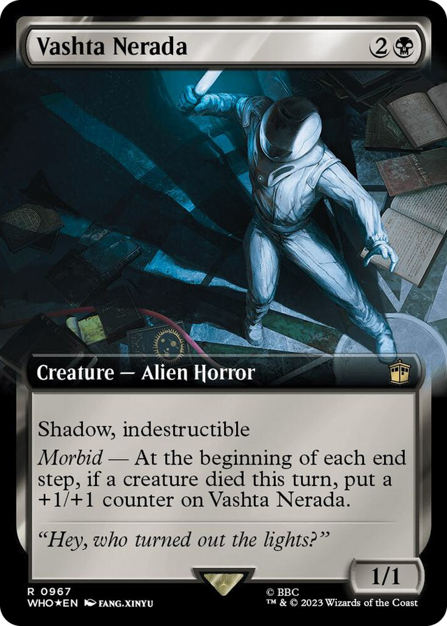 0967 Vashta Nerada (Extended Art) (Surge Foil) R Universes Beyond: Doctor Who