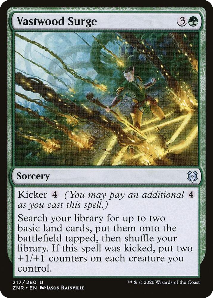 0217 Vastwood Surge U Zendikar Rising