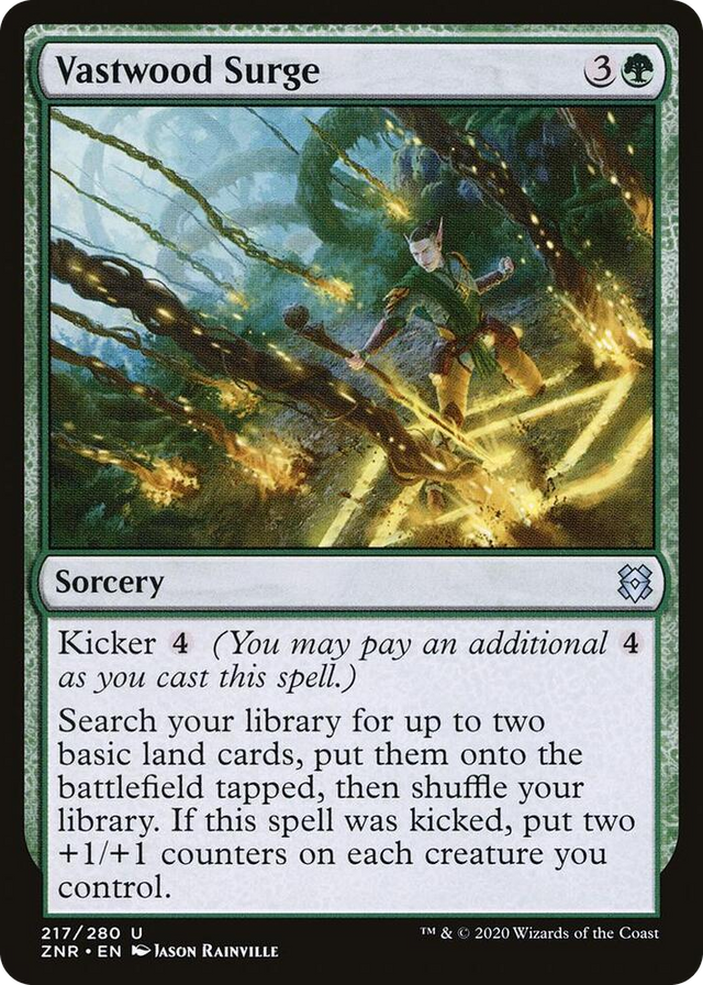 0217 Vastwood Surge U Zendikar Rising