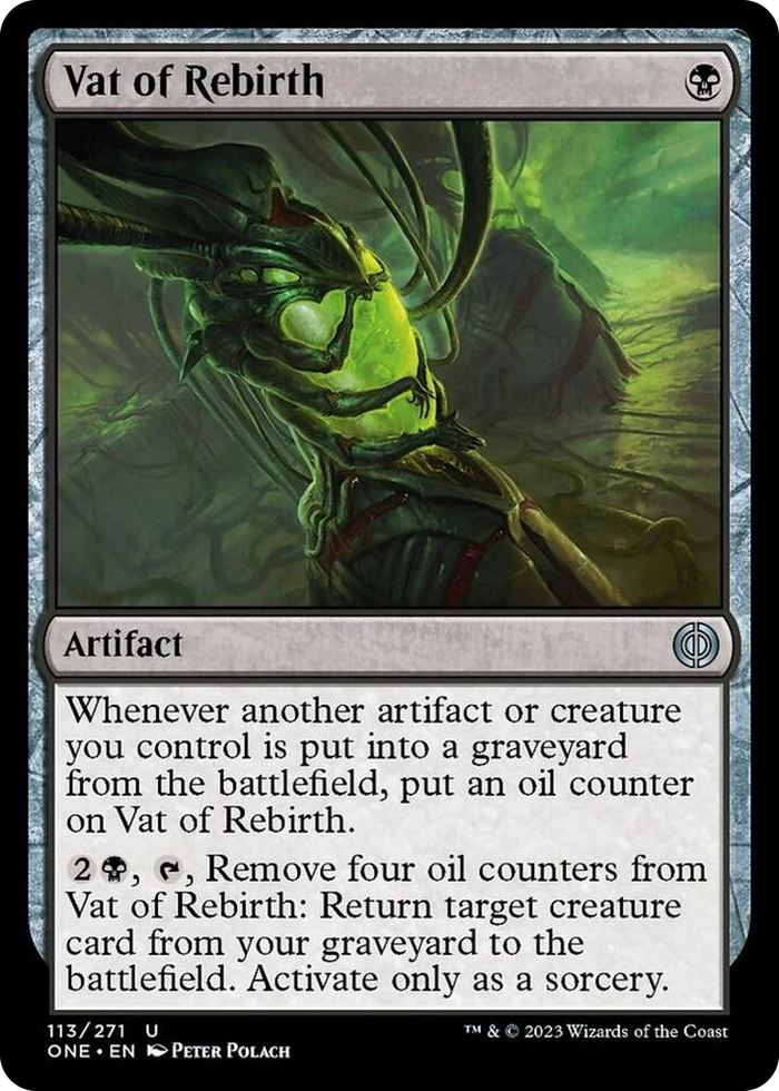 Vat of Rebirth #113 U - Phyrexia: All Will Be One Pokemon card