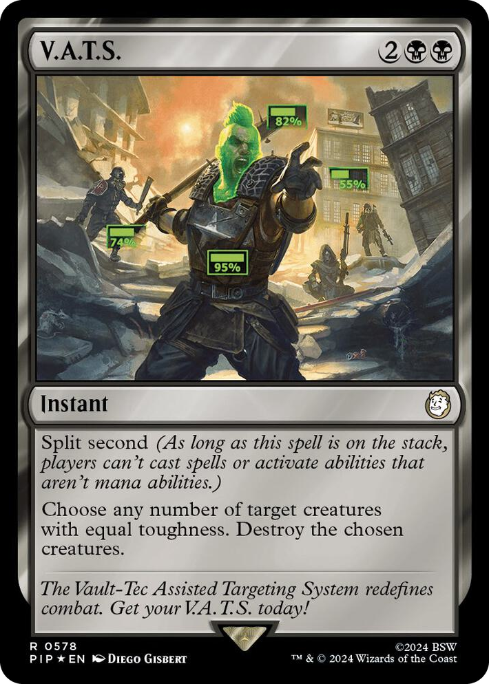 0578 V.A.T.S. (Surge Foil) R Universes Beyond: Fallout