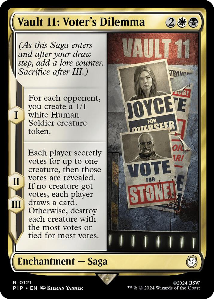 0121 Vault 11: Voter's Dilemma R Universes Beyond: Fallout