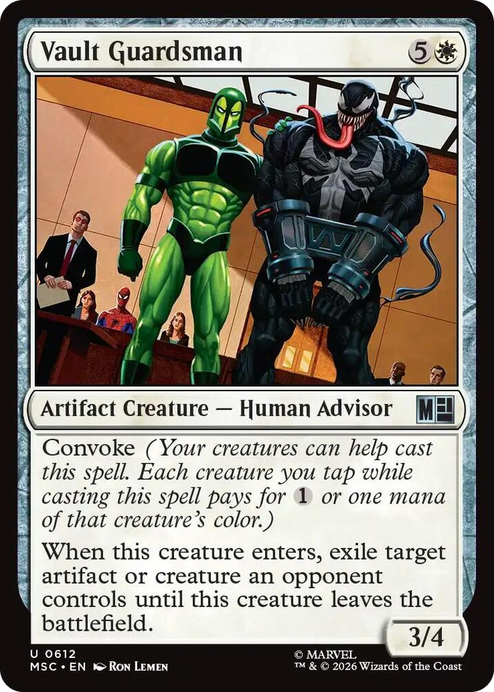 0612 Vault Guardsman U Commander: Marvel Super Heroes