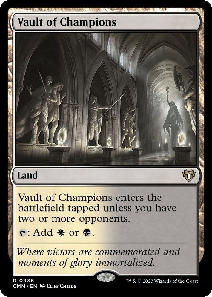0436 Vault of Champions R Commander Masters