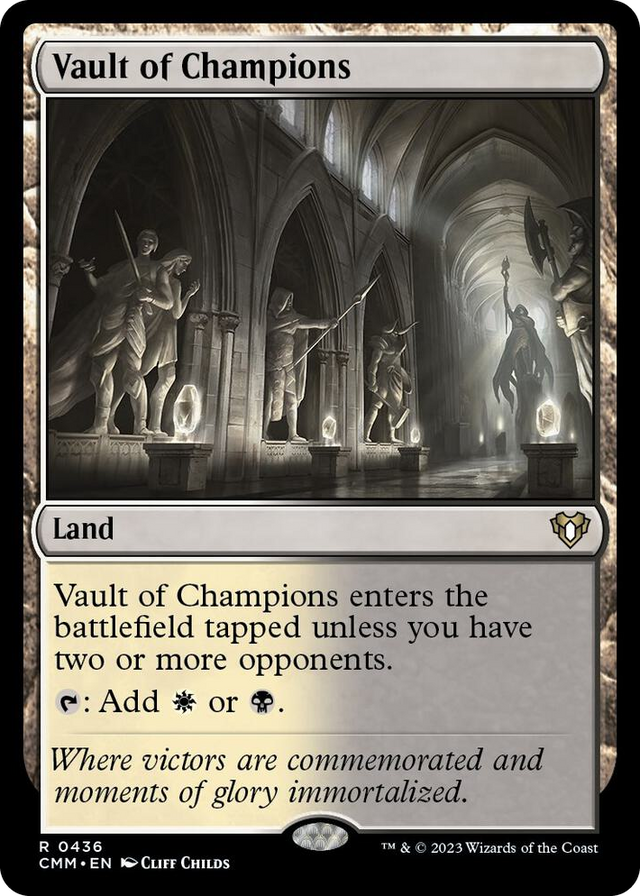 0436 Vault of Champions R Commander Masters