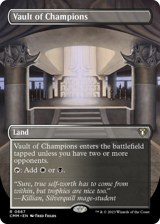 0667 Vault of Champions (Borderless) R Commander Masters