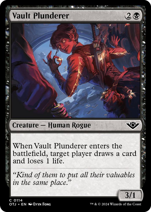 0114 Vault Plunderer C Outlaws of Thunder Junction
