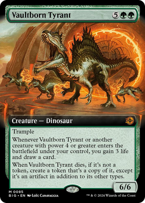 0085 Vaultborn Tyrant (Extended Art) M Outlaws of Thunder Junction: The Big Score