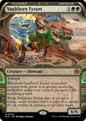 0050 Vaultborn Tyrant (Showcase) M Outlaws of Thunder Junction: The Big Score