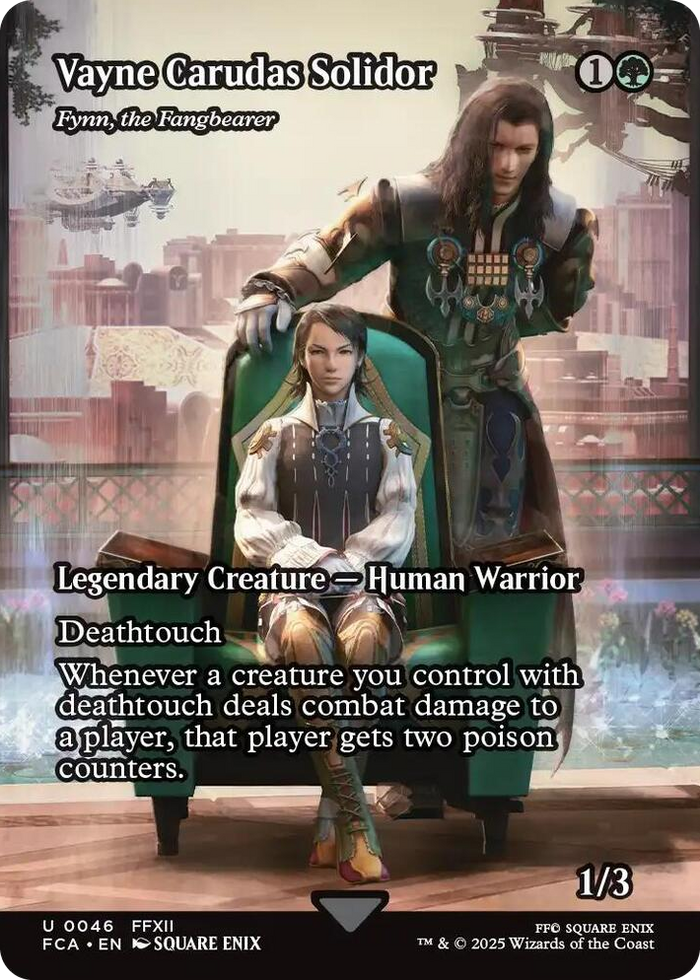 Vayne Carudas Solidor - Fynn, the Fangbearer (Showcase) #46 U - FINAL FANTASY: Through the Ages Pokemon card