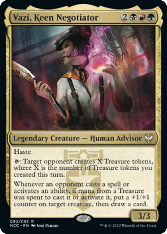 0092 Vazi, Keen Negotiator R Commander: Streets of New Capenna
