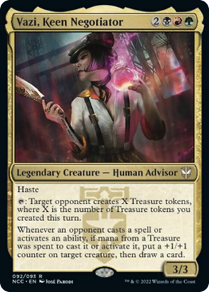 0092 Vazi, Keen Negotiator R Commander: Streets of New Capenna