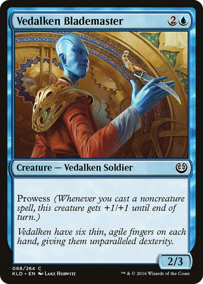 Vedalken Blademaster #68 C - Kaladesh Pokemon card