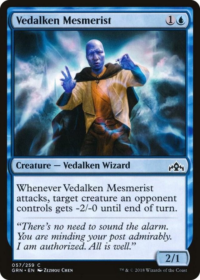 0057 Vedalken Mesmerist C Guilds of Ravnica