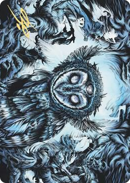 0081 Vega, the Watcher Art Card (Gold-Stamped Signature) S Art Series: Kaldheim