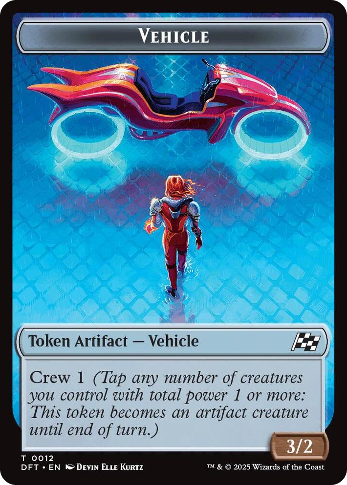 0012 Vehicle // Pilot Double-Sided Token T Aetherdrift